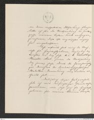 k.k. naturhistorisches Hofmuseum, Intendanzakten 1885-1896 (Hauer), Aktenzahl Z.285.a/1891, Seite 2
